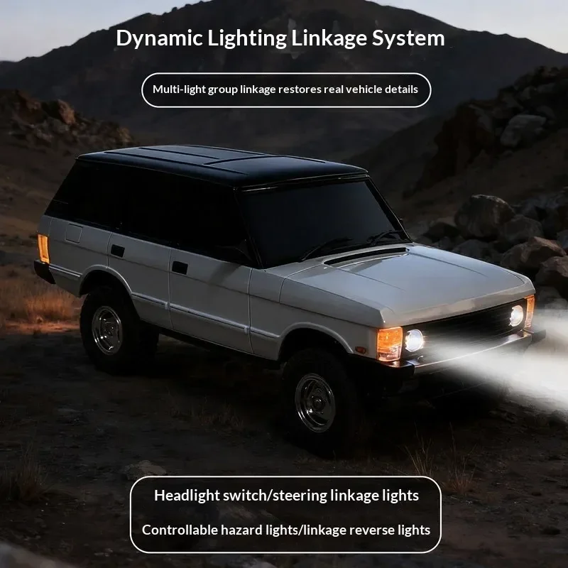 Escala 1/18 ld18401pro motor sem escova movimentação de metal 4wd veículo off-road de alta velocidade com controle remoto é adequado para adultos