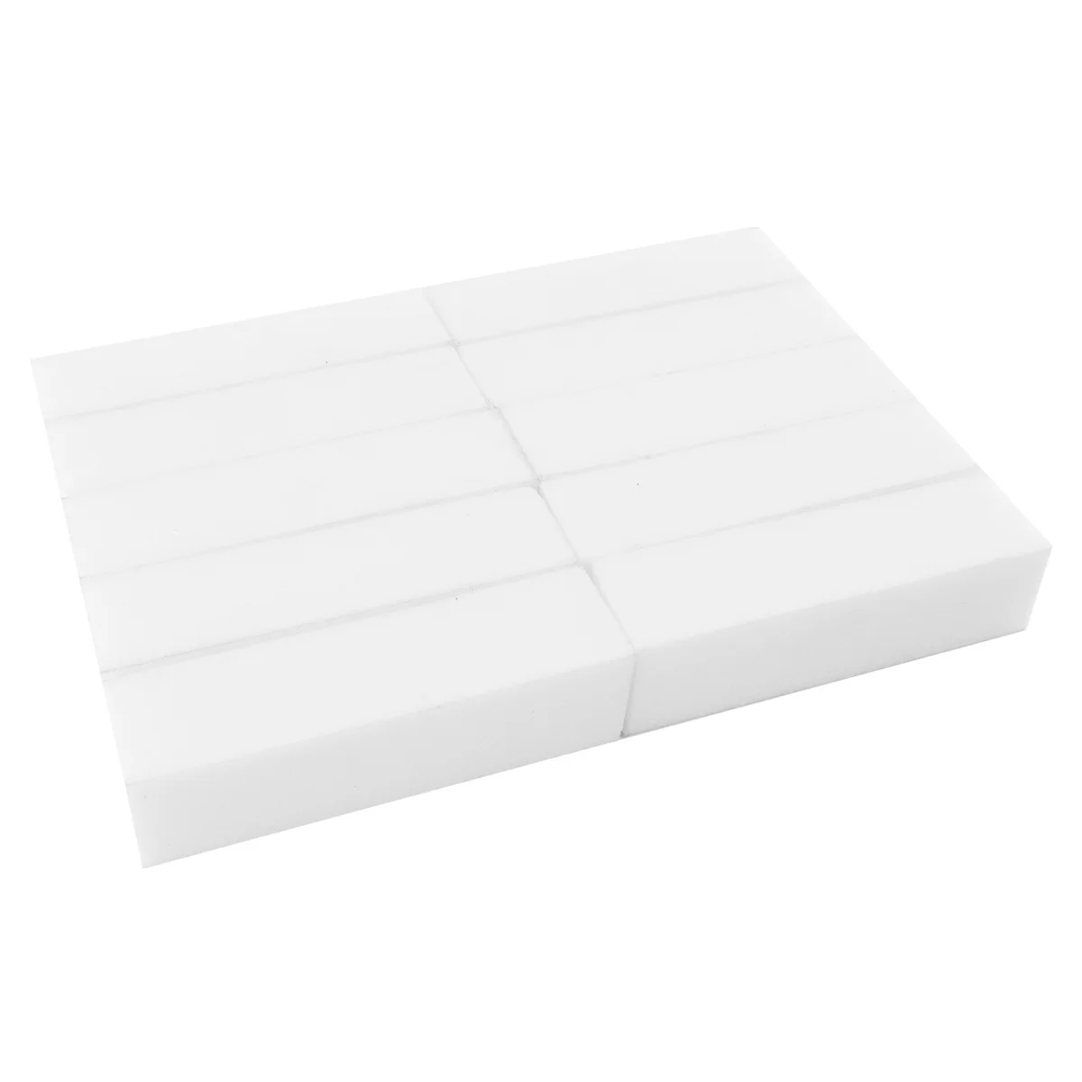 10 Stuks Nagel Schuren Spons Vierzijdig Buffer Bestand Voor Teennagel Vingernagel Vormgeven Manicure Tool Salon Thuisgebruik Nagelvijlen vrouwen