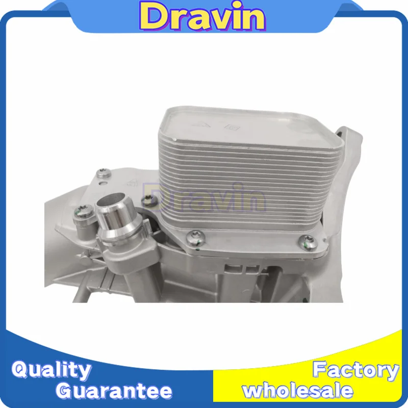 مبيت فلتر زيت المحرك الجديد من الألومنيوم لمحرك BMW N47 B48 B47 1234567 Series E87F20F30F07F10F0 11428596283 11428576429