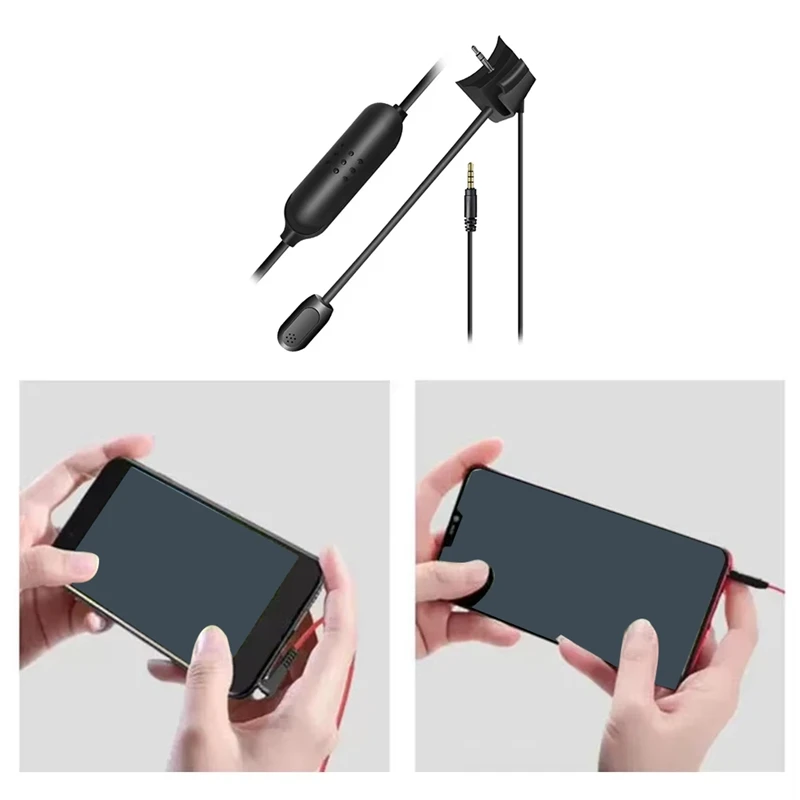 Сменный игровой микрофон с разъемом 3,5 мм, съемный игровой микрофон с шумоподавлением, игровой микрофон для Bose QC35 QC45