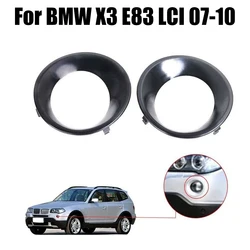 1/2pcs Fog Light Cover Trim Front Left + Right Fit For BMW X3 E83 LCI 2007-2010 51113423789 51113423790
