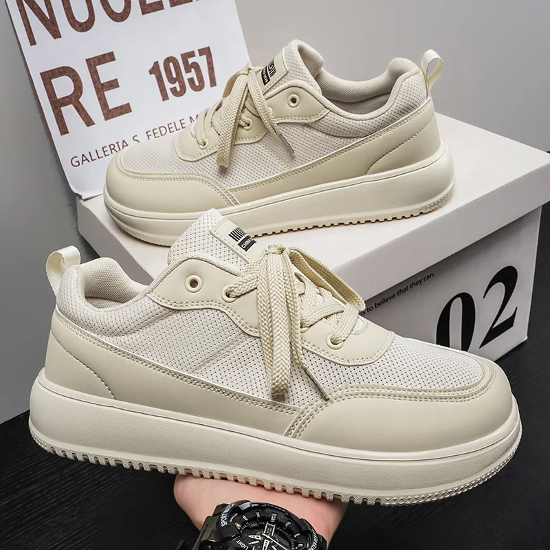 

Unisex Couple Sports Shoes Wide Head Design Lightweight Mesh Breathable Daily Casual Sneakers For Men Women Streetwear