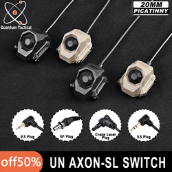 Interruptor táctico de presión UN AXON SL, enchufe de grúa para DBAL-A2, PEQ15, indicador MAWL, M300, M600, linterna Wadsn