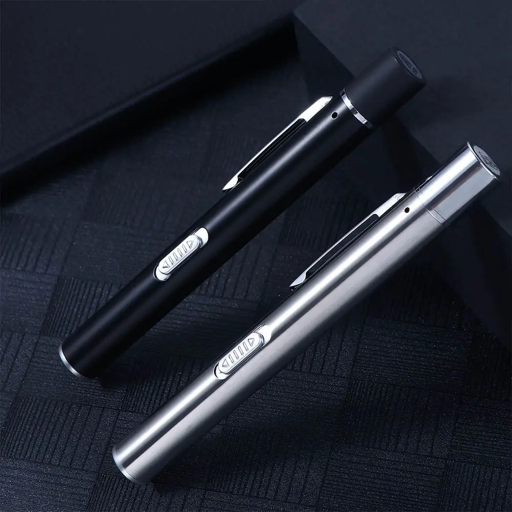 Mini LED Pen Multi Function Stainless Steel Flashlight Torch LED Pen Light Doctor Nurse Pen Nursing Handy Pen Penlight Torch