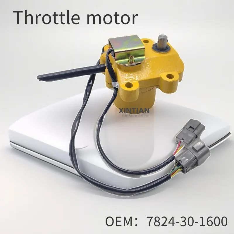 Excavator throttle motor 7824-30-1600 for KOMATSU PC120-5 PC200-5 PC220-5 S6D95 engine