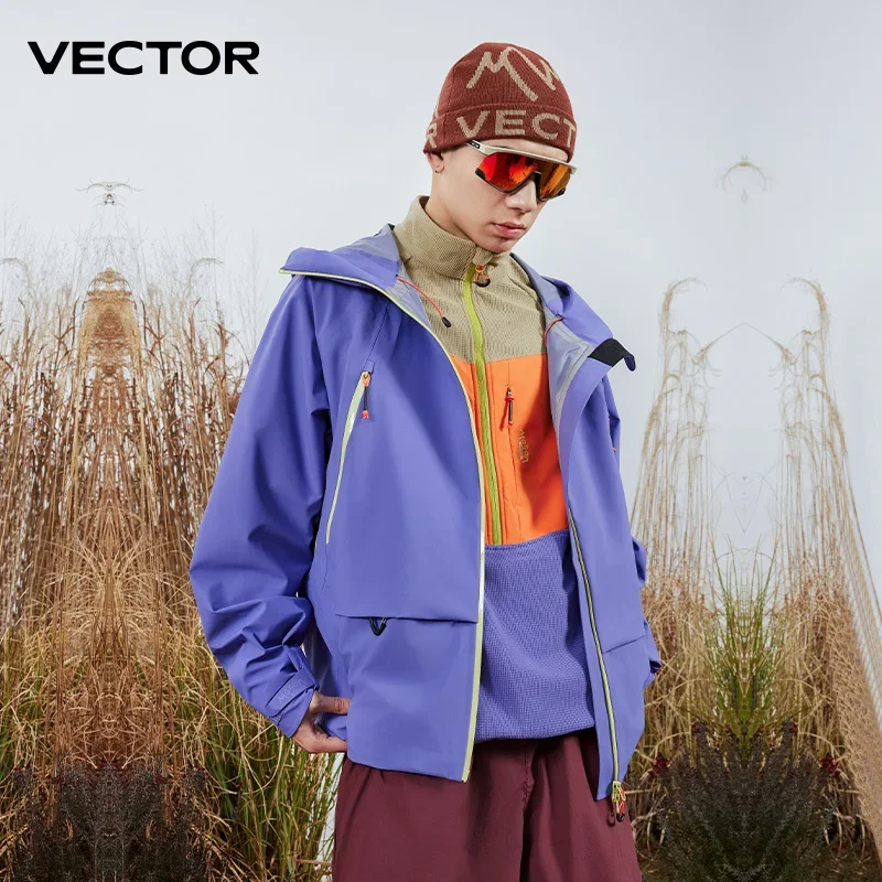 VECTOR Unisex Half-Zip Fleece Jacket for Camping and Hiking with Technology and Fleece Rain Jacket Men Jackets Jaqueta Feminina