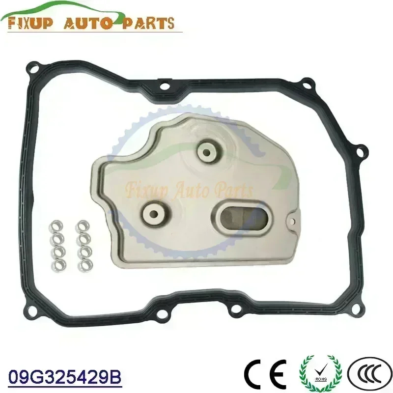 09G TF60SN Automatic Transmisssion Oil Filter 09G325429B Gearbox Oil Pan Gasket For VW Golf Beetle Audi Passat Jetta 6 Speed