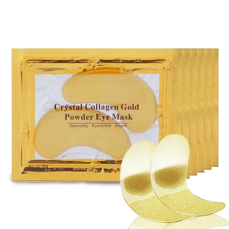 5 Bags Eye Crystal Collagen Mask Gold Eye Mask Patch Eye Care Moisturizing Anti Aging Anti Wrinkle Dark Circles Remove