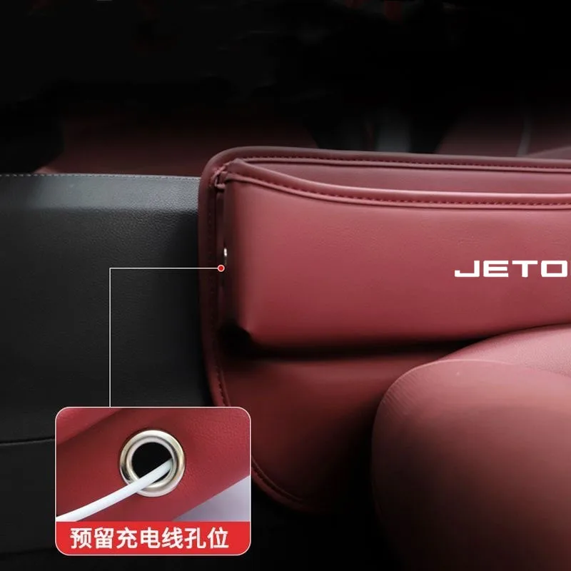 Multifunction Leather Car Seat Organizer Box Gap Filler For Jetour X70 X70plus X90 X95 Auto Accessories