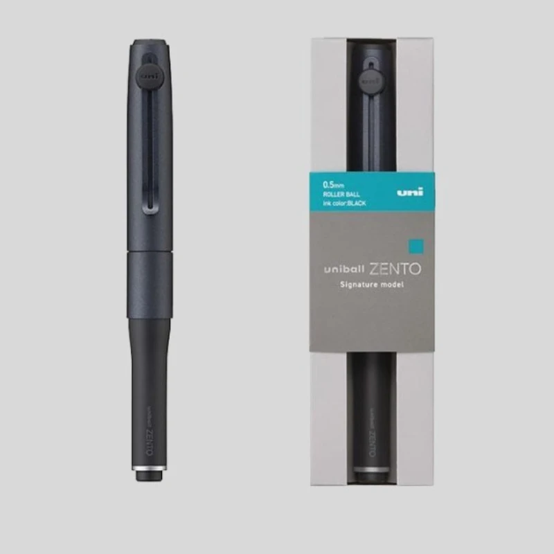 

2026 Model Rollerball Pen ZENTO Uniball Gel Pen UBZH07.25 Black 0.7 0.5F Imported From Japan UNI Stationery Writing Gift