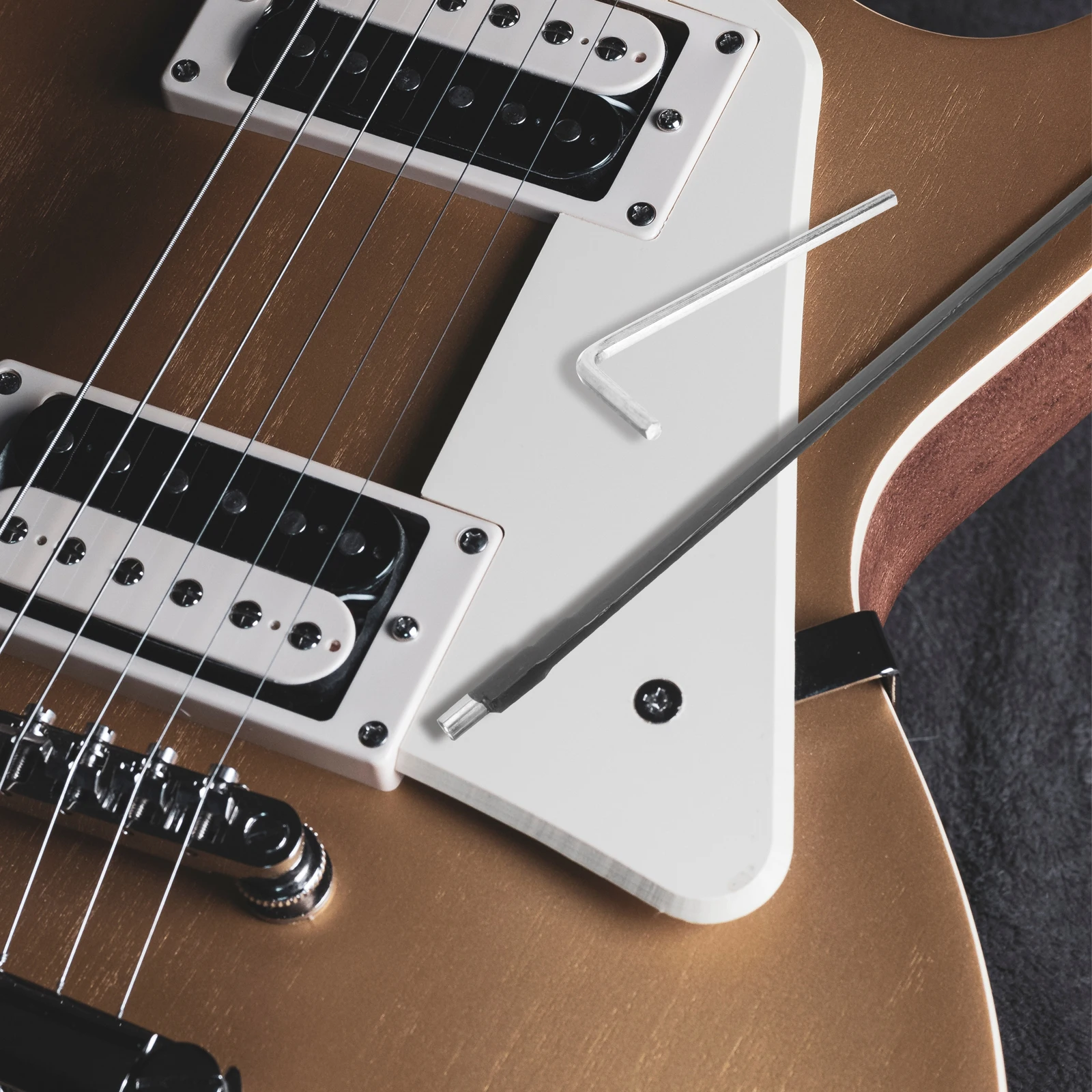 

Metal Guitar Truss Rod Two Way With Wrench Durable Stable Replacement For Bass Electric Guitar Accessories Instrument Parts