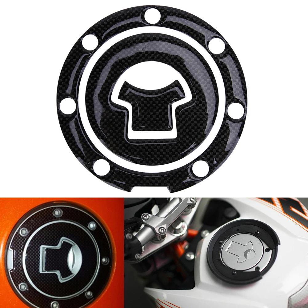 Motorbike Racing Fiber Fuel Gas Cap Cover Tank Protector Pad Sticker Decal For Honda CBR 600 F2/F3/F4/F4i RVF VFR CB400 CB1300