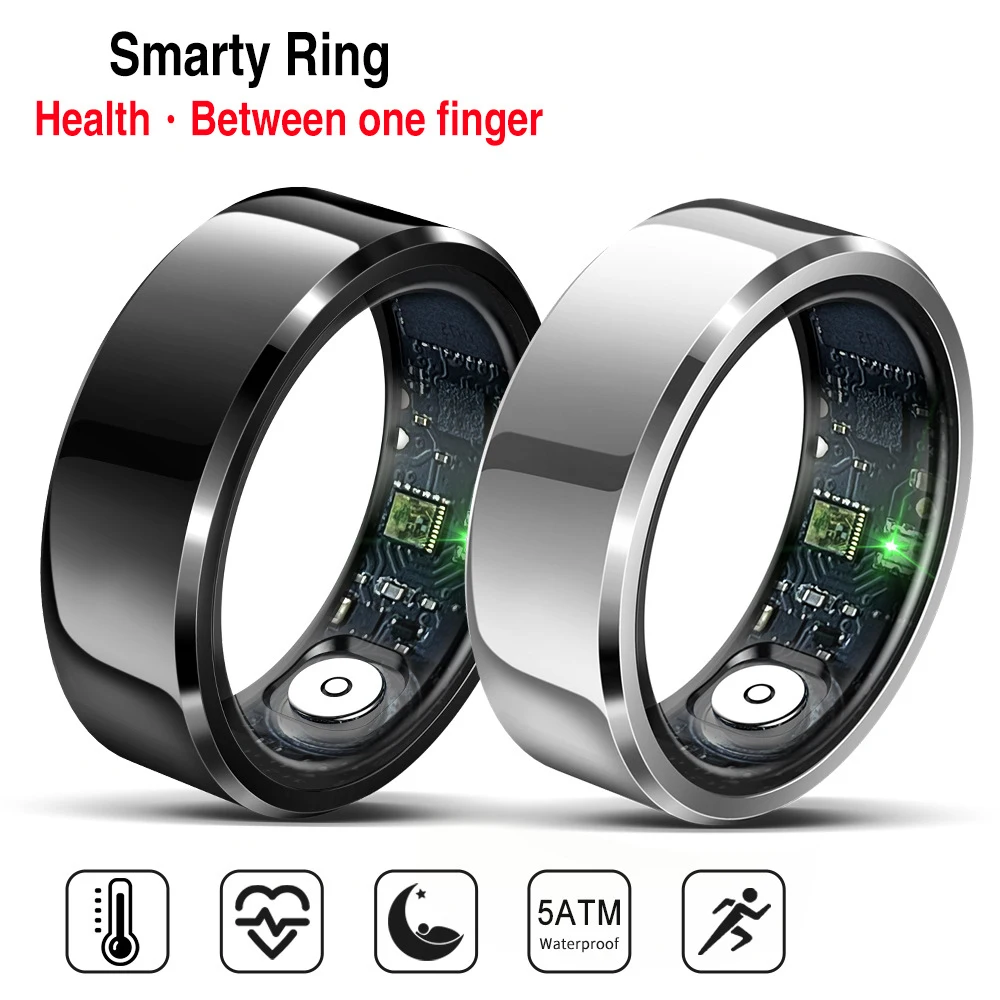 

R6 Smart Ring Монитор сердечного ритма и здоровья Фитнес-отслеживание сна Спортивный трекер Мультиспортивный режим