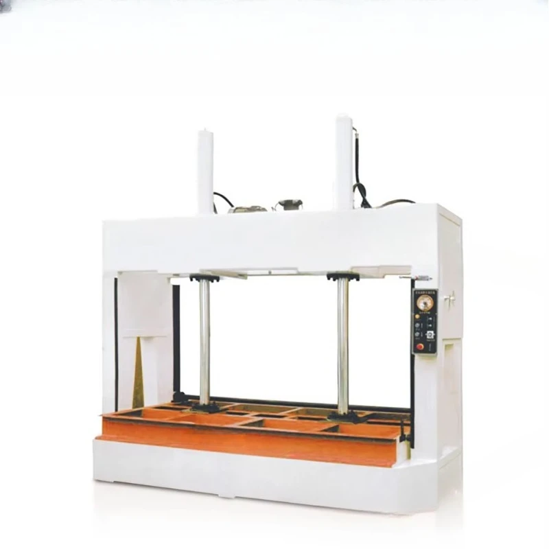 Woodworking High Frequency Cold Press Machine XINJUN XJ-50T 380V 50T Pressure Pump 1250x2500mm Working Table 4-5.5kW Power Easy