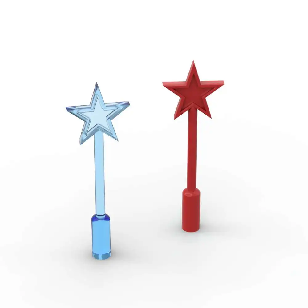 

MOC 10PCS Part Brick 6124 Utensil Magic Wand Building Block Set Handheld Glass Shutter Puzzle Particle Toy Kid Gift Dropshipping