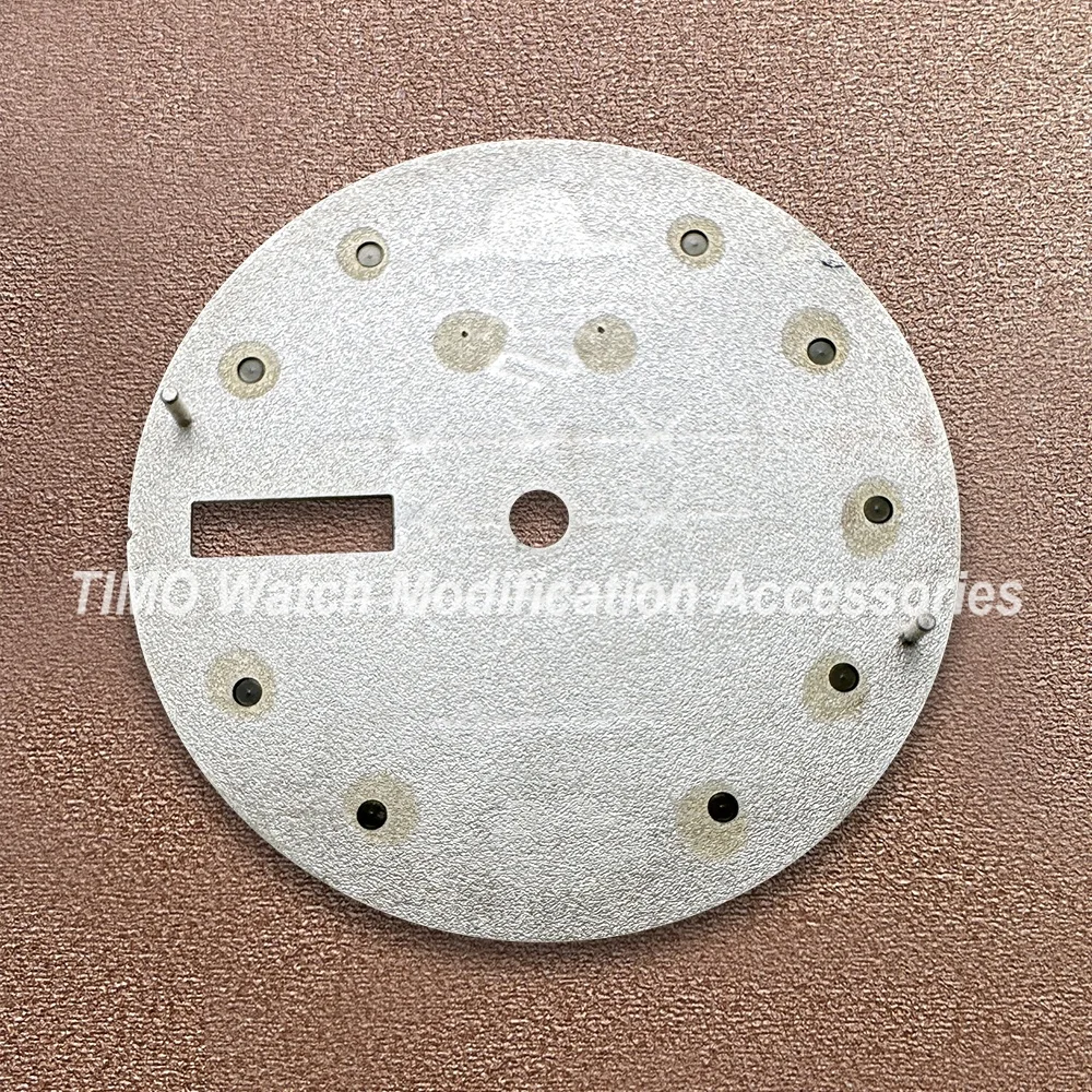 28.6mm S5 Logo Straw Hat Dial Suitable For NH36/4R36 Japanese Movement Dual Calendar Watch modification Accessories