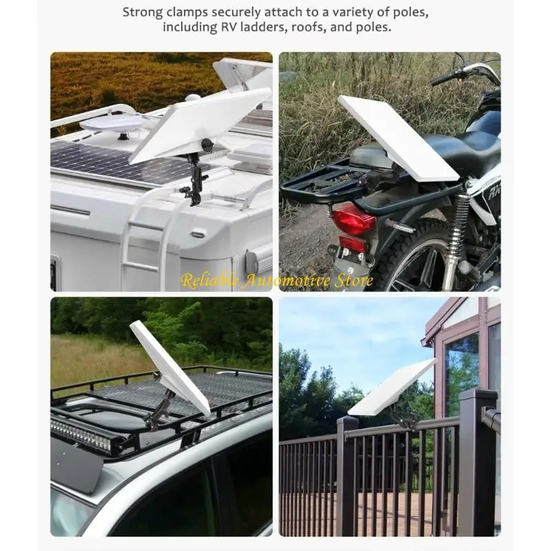 M68B High Strength Clamp Mount Support Bracket Suitable For Mini Provide Stable Internet Connection Enhanced Connectivity