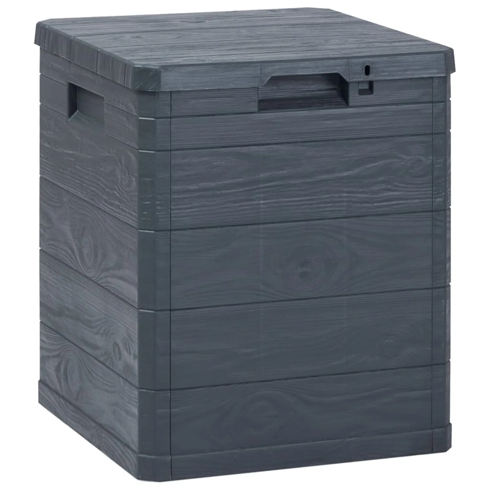 Caja de almacenamiento alta para Patio, casillero de decoración de jardín, organizadores de armario interior y exterior, accesorios de almacenamiento, 23,8 gal