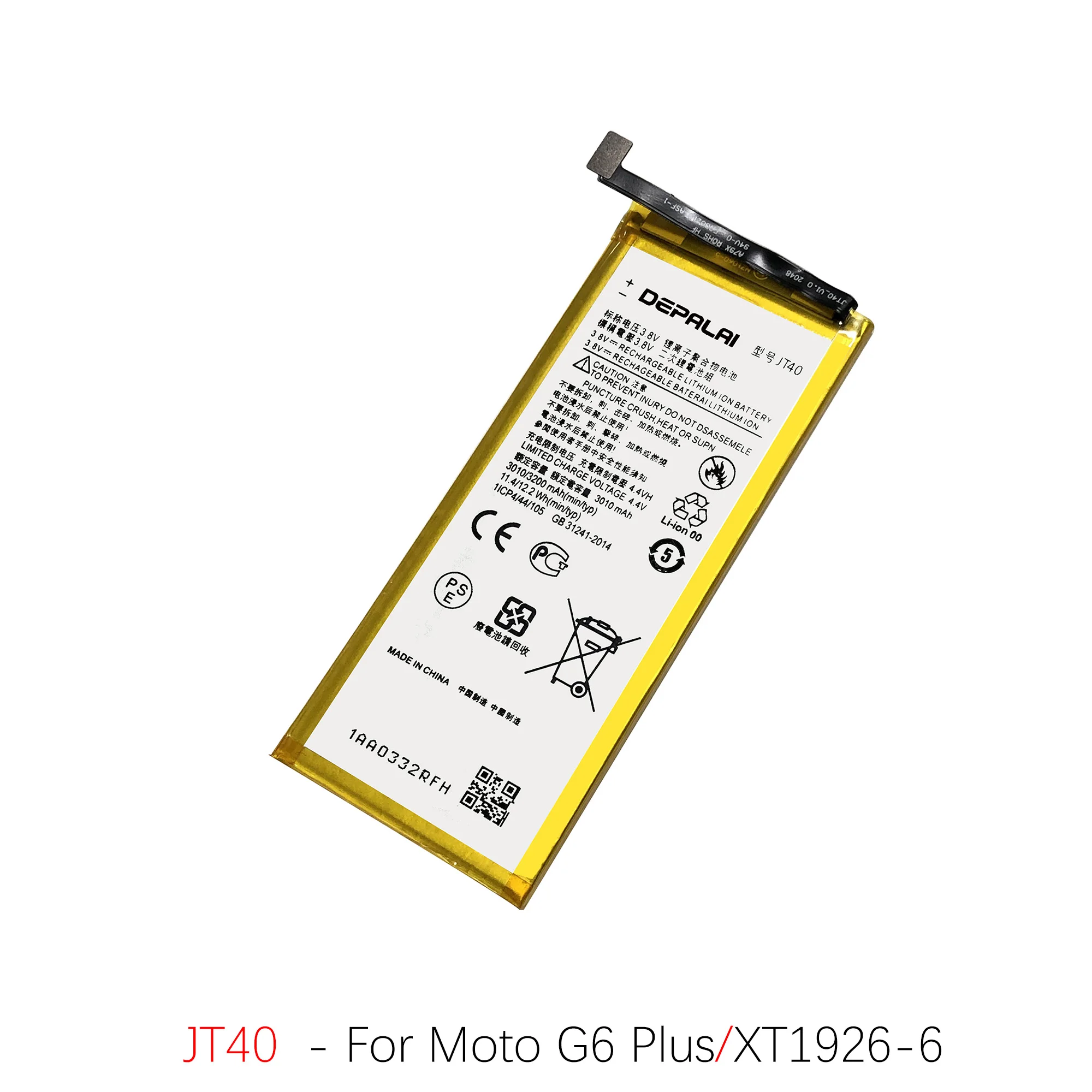 JG30 JG40 JT40 KD40 KG40 KZ50 Battery For Motorola G6 Plus G7 G7Plus G8 Power G8Play G8Plus Batteries Rechargeable Battery