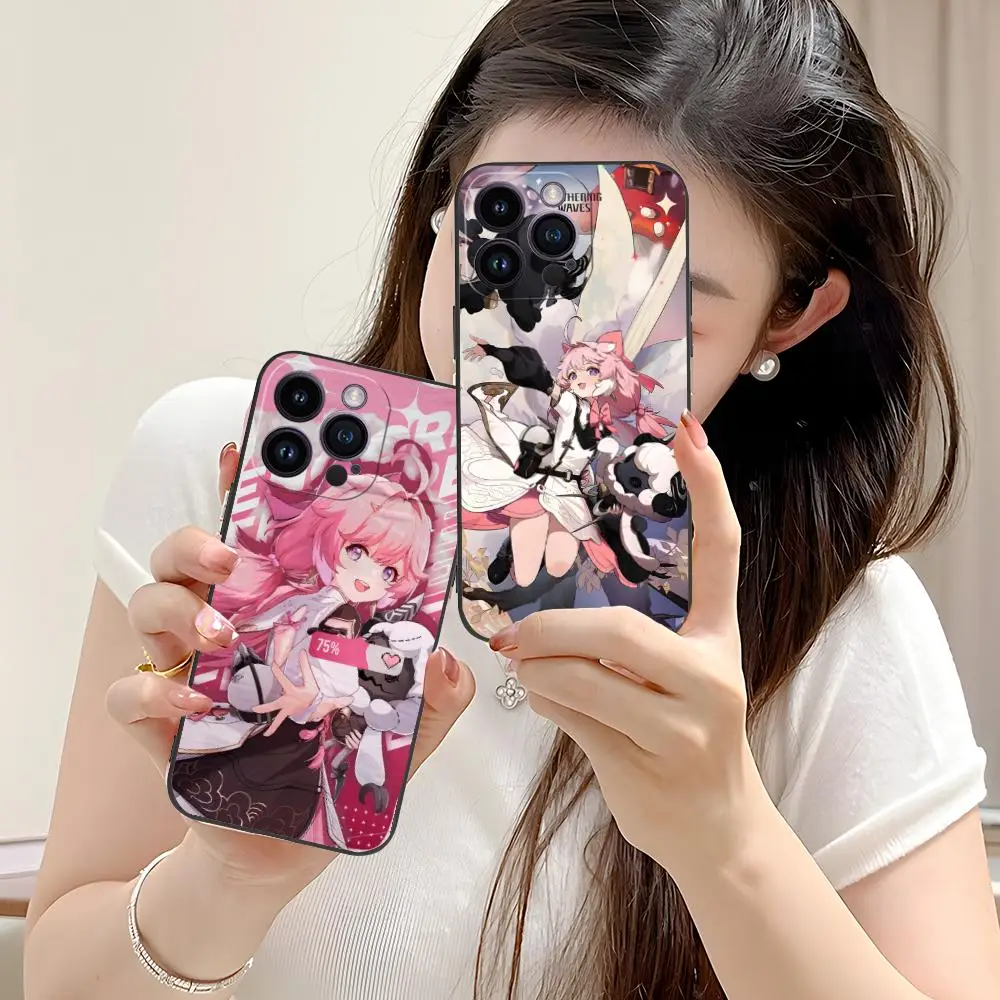 

Чехол для мобильного телефона Wuthering Waves Encore для iPhone 17, 16, 15, 14, 13, 12, 11 X XR XS 8 7 Air Pro Max Plus Mini, красочный чехол