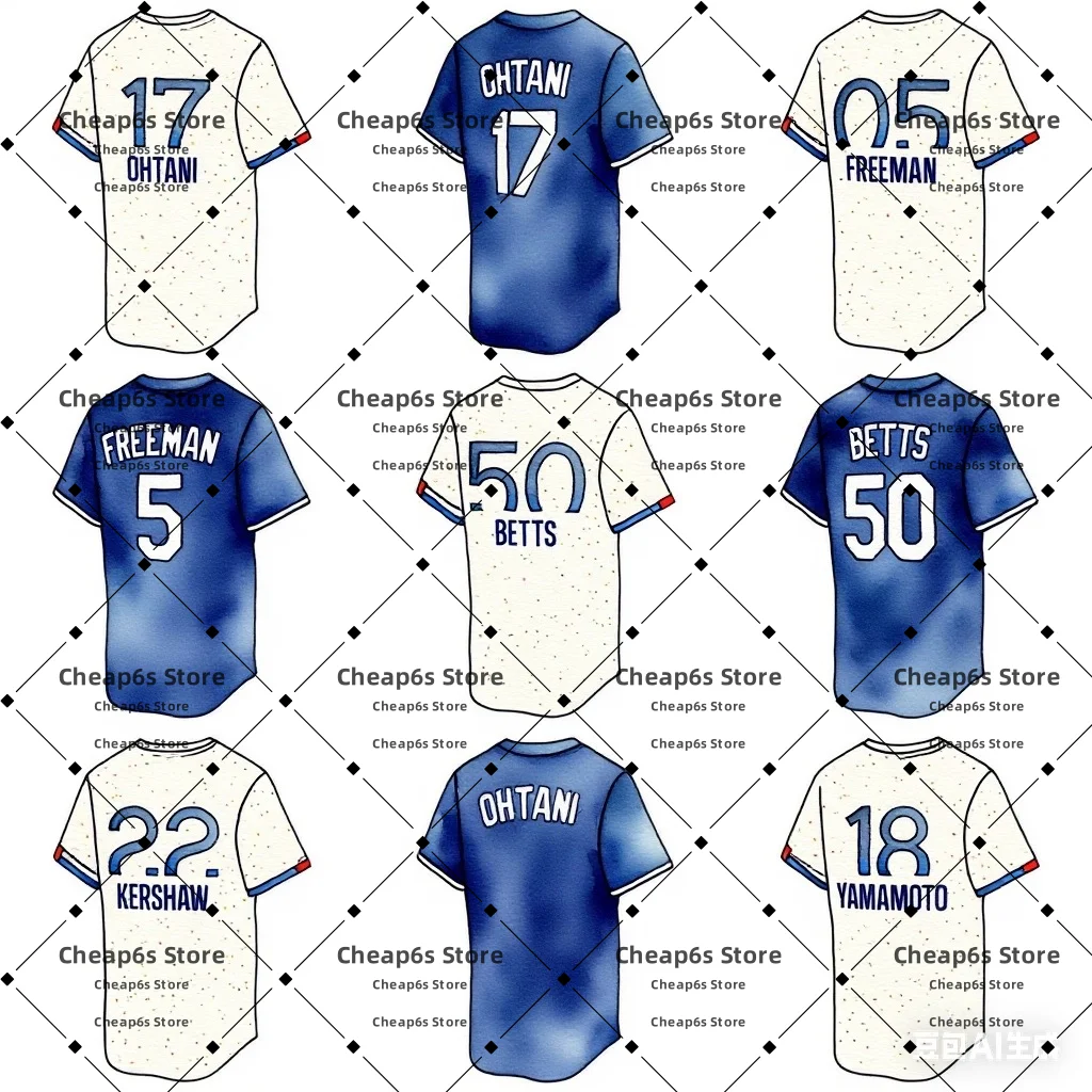 

Embroidery Shohei Ohtani Mookie Betts Los Angeles American Baseball Jersey