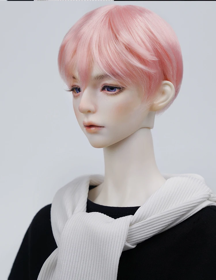 

BJD Doll wig is suitable for 1/3 1/4 1/6 8-9 7-8 6-7 fashionable new milk silk short hair for young men with all-matching hair