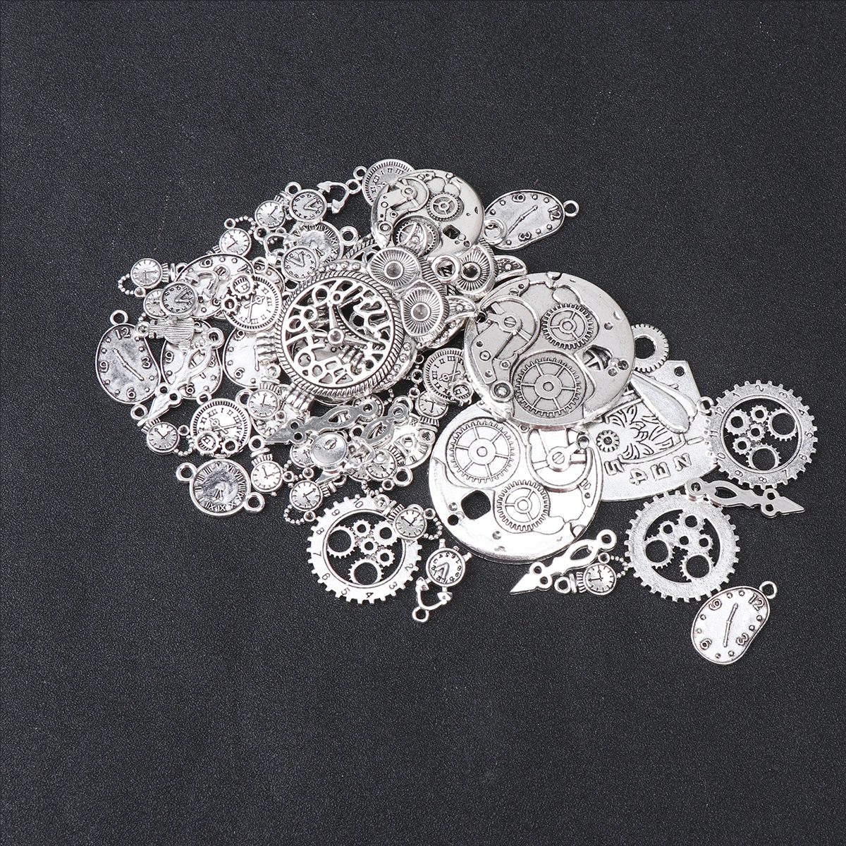

Alloy Pendant Charms DIY Jewelry Pendants Silver Mixed Style Eye catching Accessories for Necklace Bracelet Craft Project