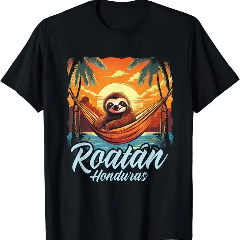 Roatan Sloth Honduras Relaxing T Shirt