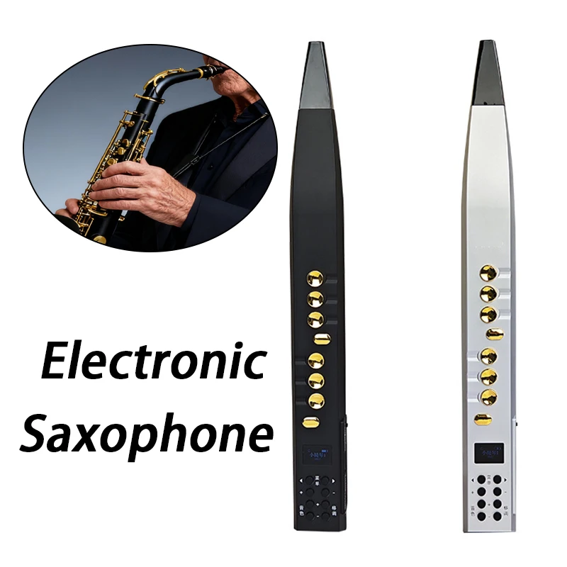 Portable Electric Saxophone Digital Electronic Wind Instrument Multifunctional Beginner Electric Sax LCD Musical Instruments