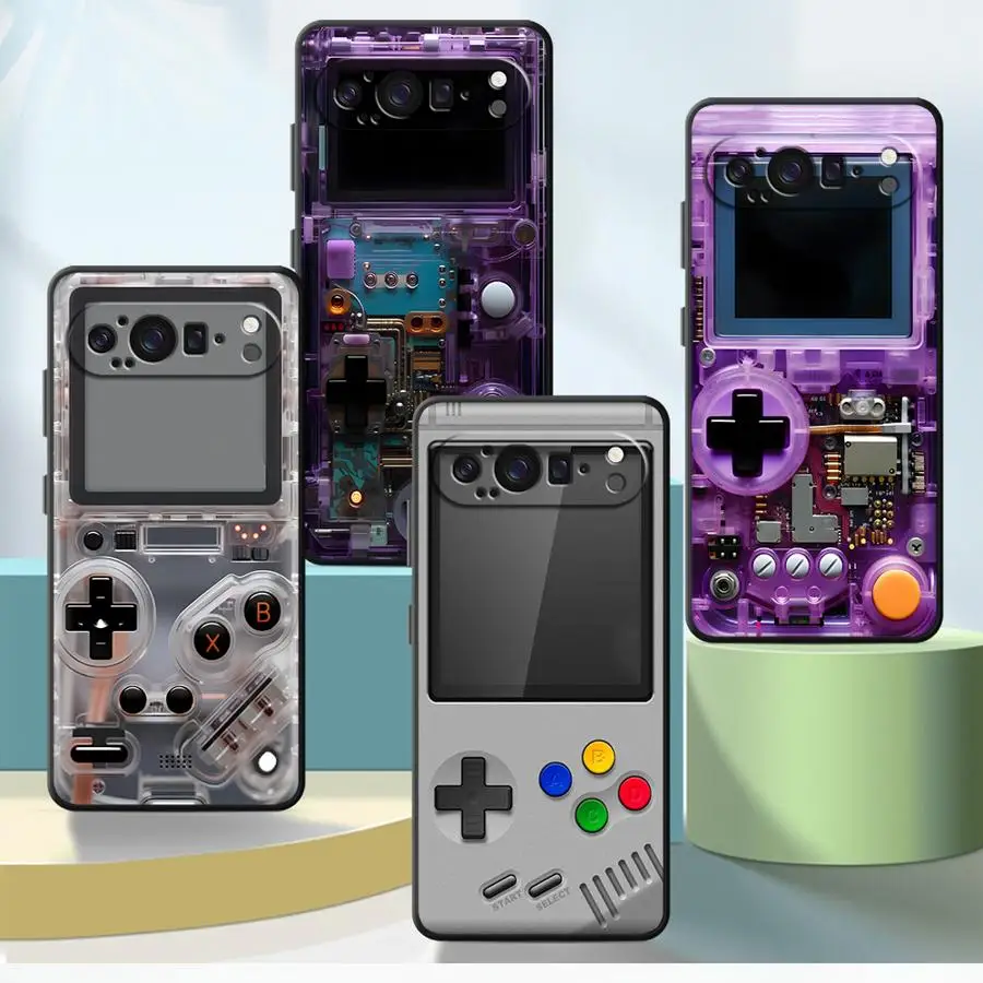 Case for Google Pixel 10A 8a 9a 10 9 Pro XL 7a 6 7 8 Pro 6a Funda Phone Cover Purple Gaming Console