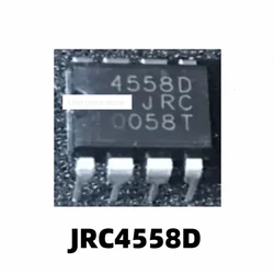 10 sztuk NJM4558 JRC4558D 4558 4558D SOP-8 DIP8 podwójny wzmacniacz operacyjny