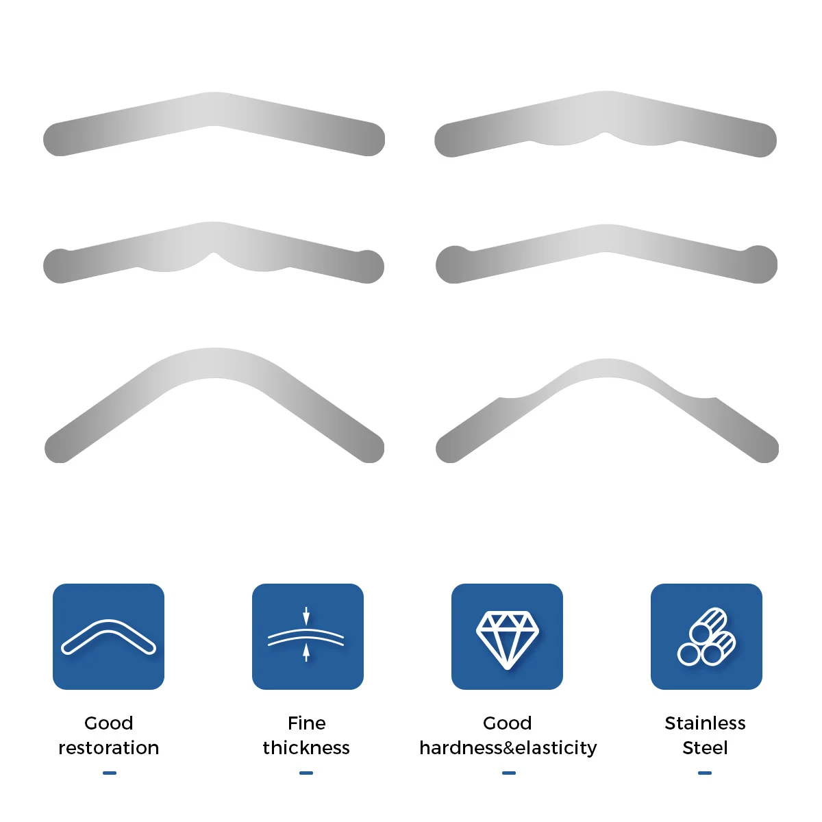 20 قطعة العصابات مصفوفة الأسنان الهامش الارتفاع كبير زيادة الانحناء الاقسام احيط المصفوفات طب الأسنان استعادة AZDENT #3