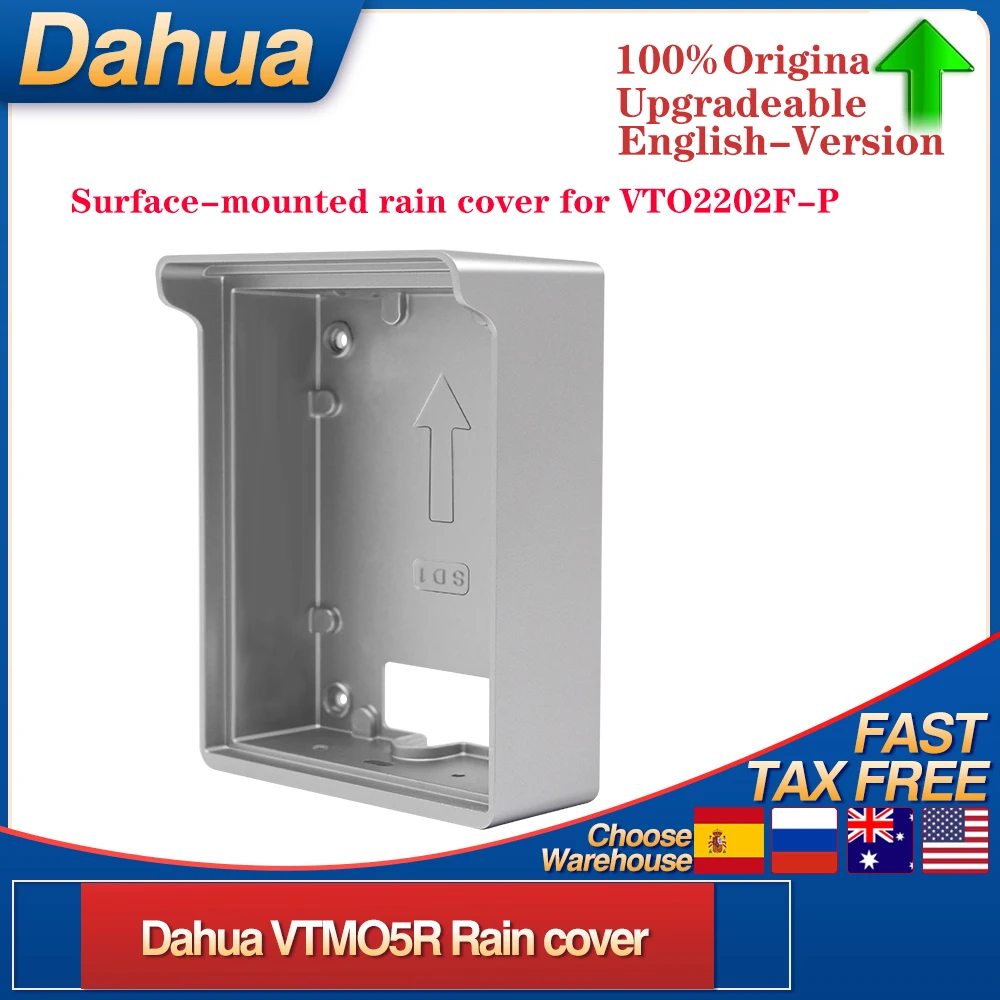 Dahua vtm05r capa de chuva superfície-montado capa de chuva para VTO2202F-P ip villa estação de porta suporte de segurança em casa para dahua campainha