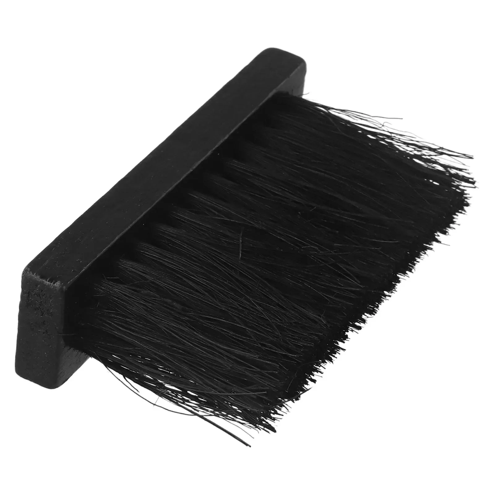 Achieve Spotless Fireplace with Square Head Brush, Convenient Refill, Black Color Design, Coconut Palm Bristles