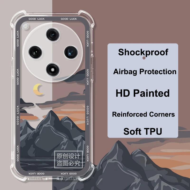 Trova X8 custodia Anti-caduta per OPPO Find X8 Pro 5G custodia trasparente in Silicone TPU morbido sottile per OPPO Find X8Pro X7 X6 X5 Pro Shell