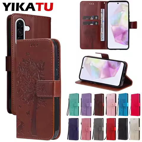 12 Colors Magnetic Filp Wallet Leather Case For Samsung Galaxy S30 S25 Ultra Edge 5G S24 Plus S23 S22 Pro S21 FE Phone Cover