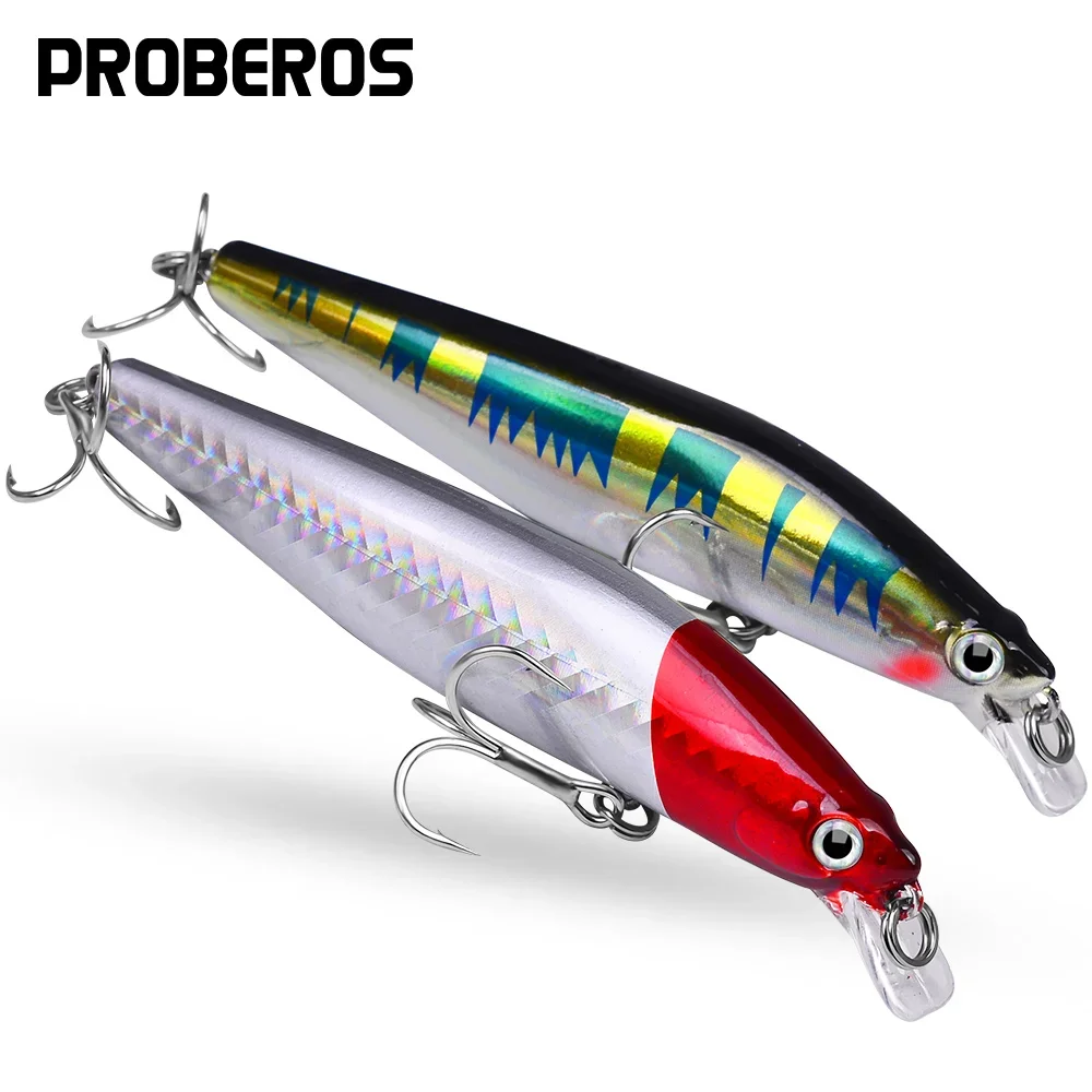 1PC Anti-rusty Minnow Lure 10.5cm-19g Sinking Fishing Bait Trolling Hard Wobblers Noisy Swimbait Long Casting Pesca DW568