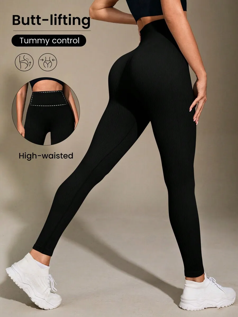 

High-Waisted Seamless Butt Lifting Yoga Leggings For Women