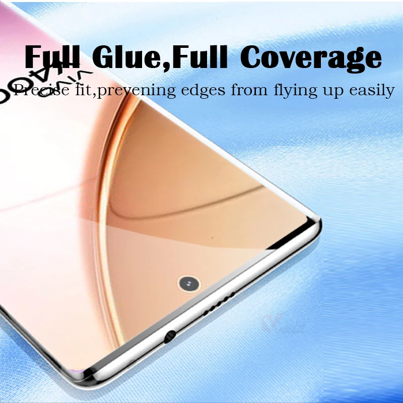 9D منحني الغراء الكامل الزجاج المقسى ل Vivo Y400 Y300 Y200 Pro + حامي الشاشة ل Vivo S20 S19 S18 Pro الزجاج فتح #2