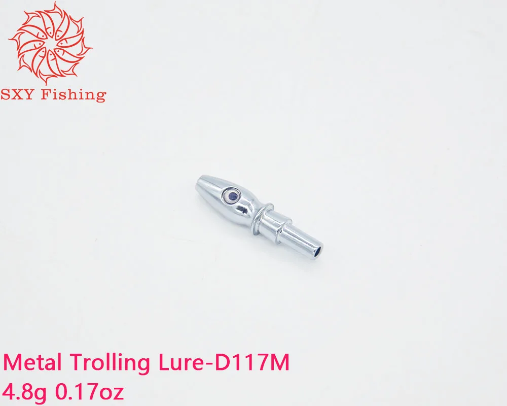 SXY FISHING D117M Metal Trolling Lure Metal head Metal copper head 0.15oz Metal Octopus head Deep sea fishing Trolling bait