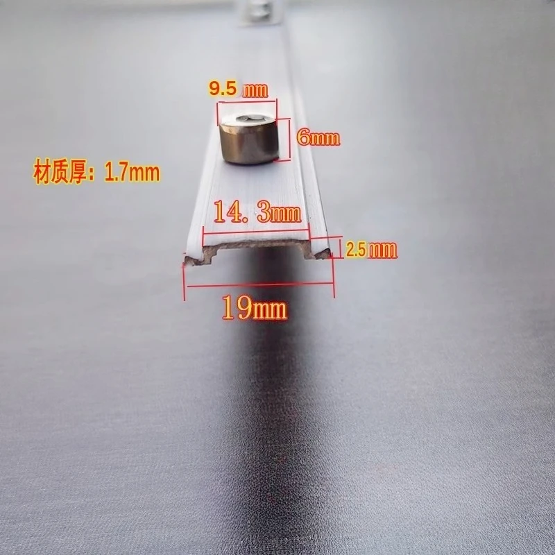 قضيب توصيل سميك من الألومنيوم للأبواب والنوافذ المصنوعة من سبائك الألومنيوم المكسورة وقضيب متين لتحسين استقرار القوة #5