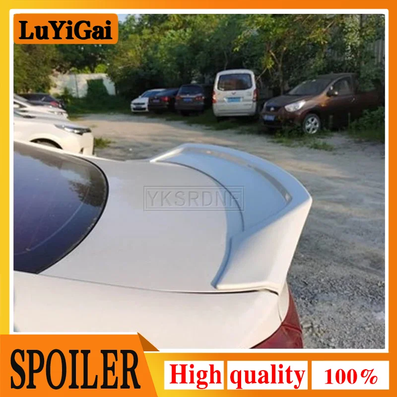 High Quality ABS Material REAR WING TRUNK LIP SPOILER FOR Hyundai Elantra 2017 2018 2019 R STYLE