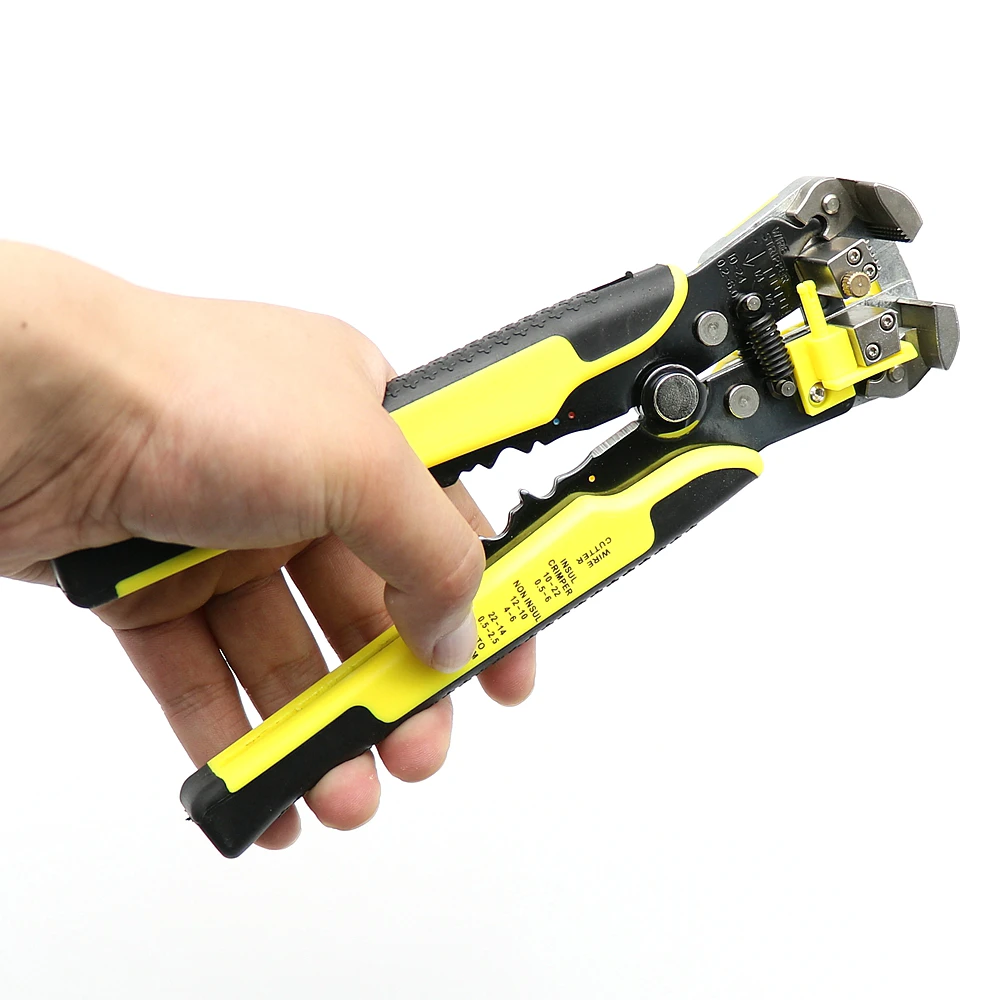 1Set Professional Wire Stripper ​Wire Crimper Tool Adjustable Strength Of Crimping For Non-Isulated Crimp Terminals Connectors