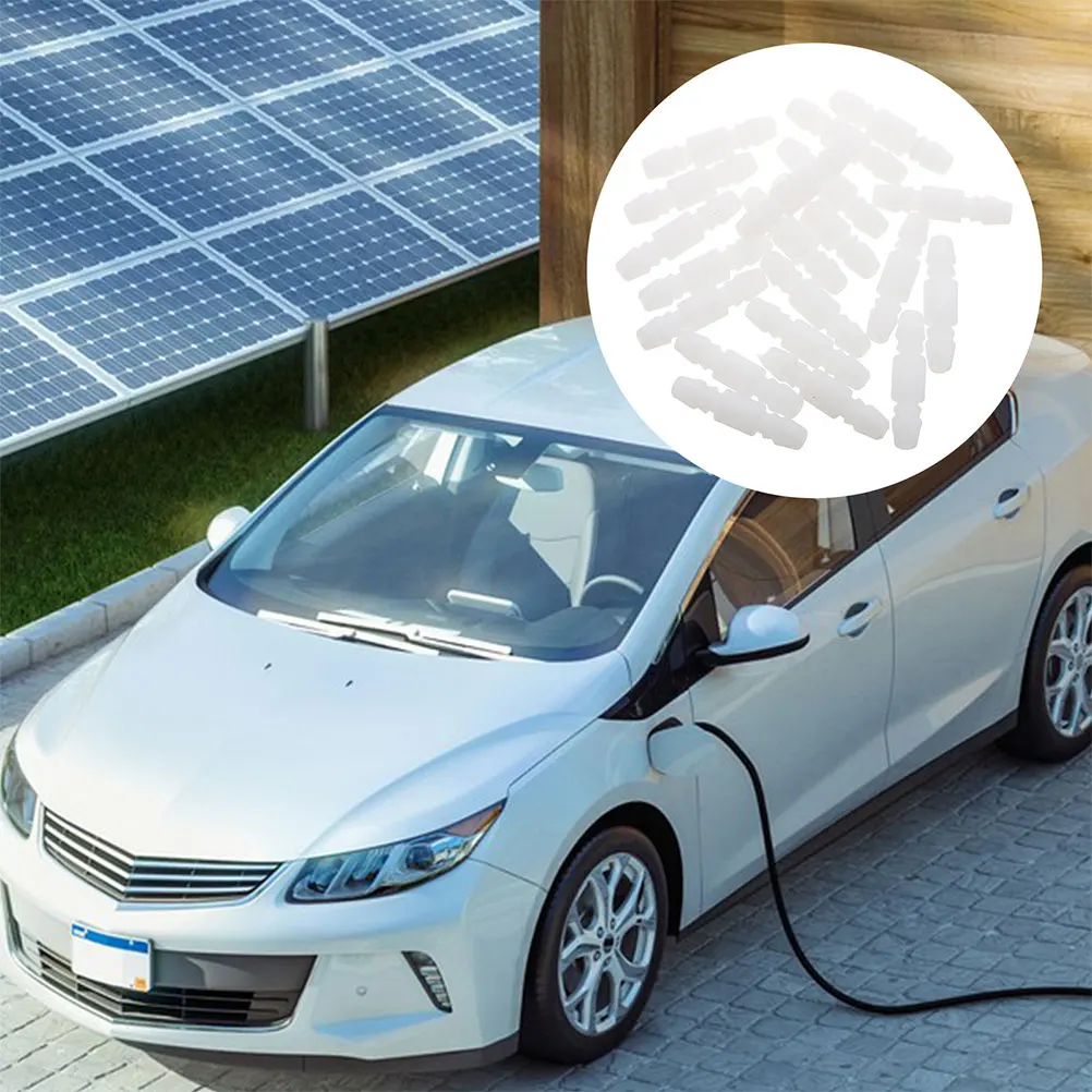 

40Pcs Windshield Washer Hose Connectors Replacement Plastic Universal Pipe Fitting Right Angle Straight Adapter for Car Truck