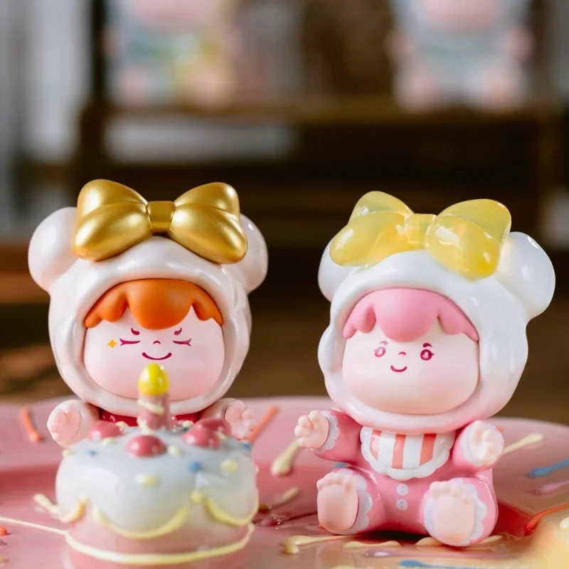 Echte Nieuwe Woow Your Zodiac Dessert Serie Blind Box Mini Schattige Pop Speelgoed Desktop Ornamenten Handgemaakte Pak Gift Kawaii decoratie