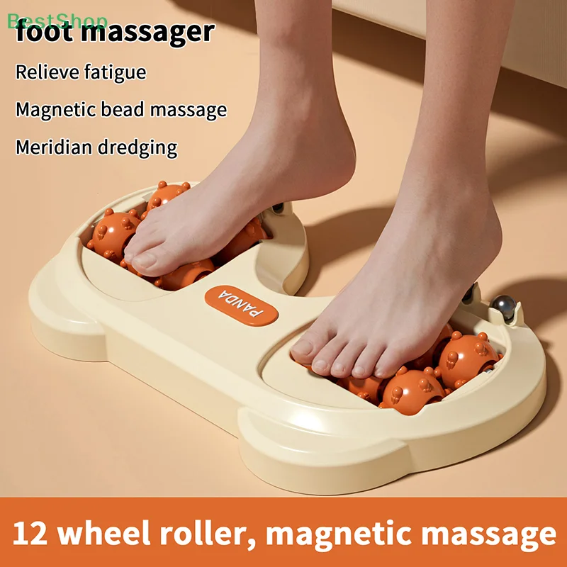 

〔Victoria〕1Pcs Foot Roller Massager With Magnetic Beads For Multi-point Foot Massage And Reflexology