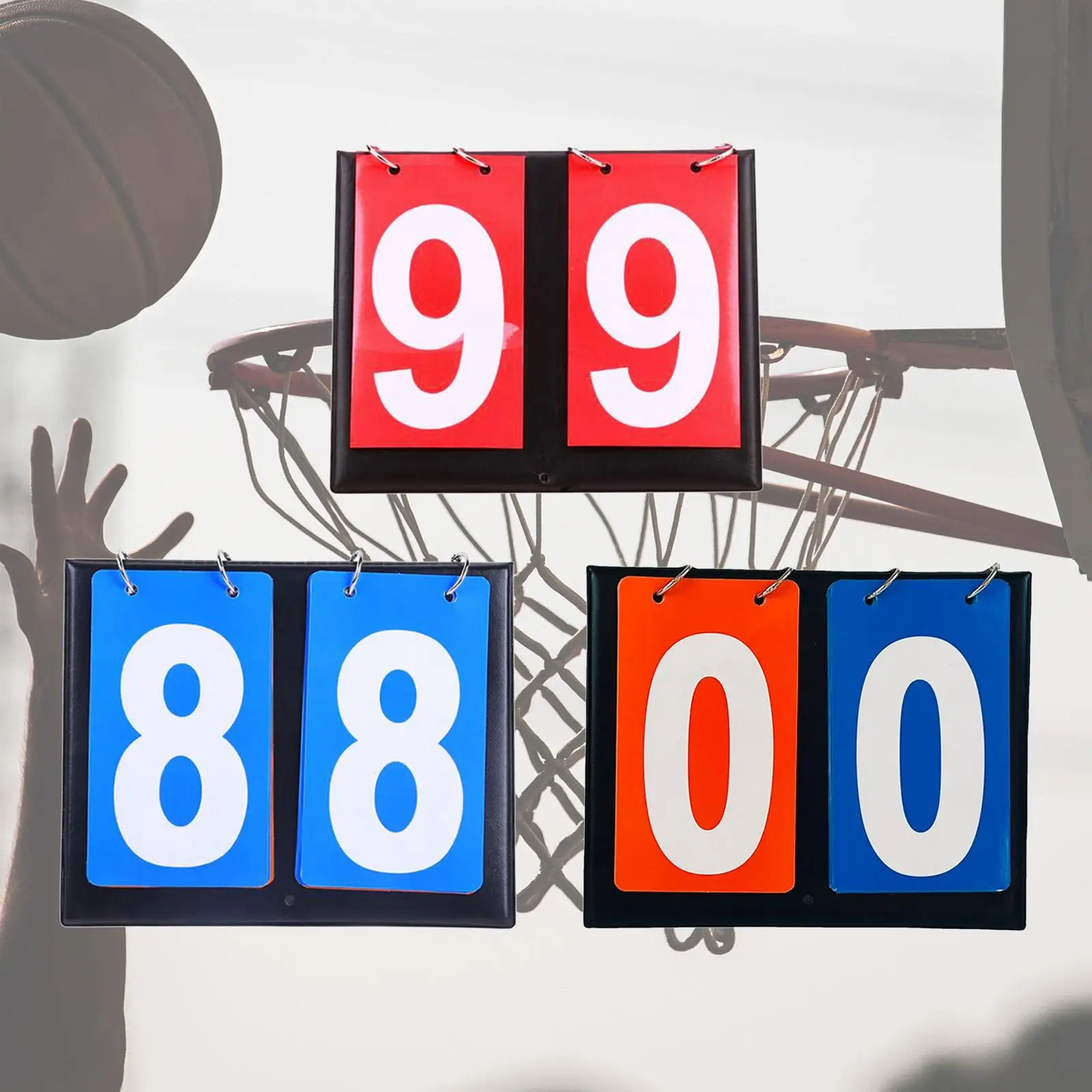 Tabletop Sports Scoreboard 2 Digit Score Keeper for Basketball Soccer Volleyball Tennis Portable Easy Read