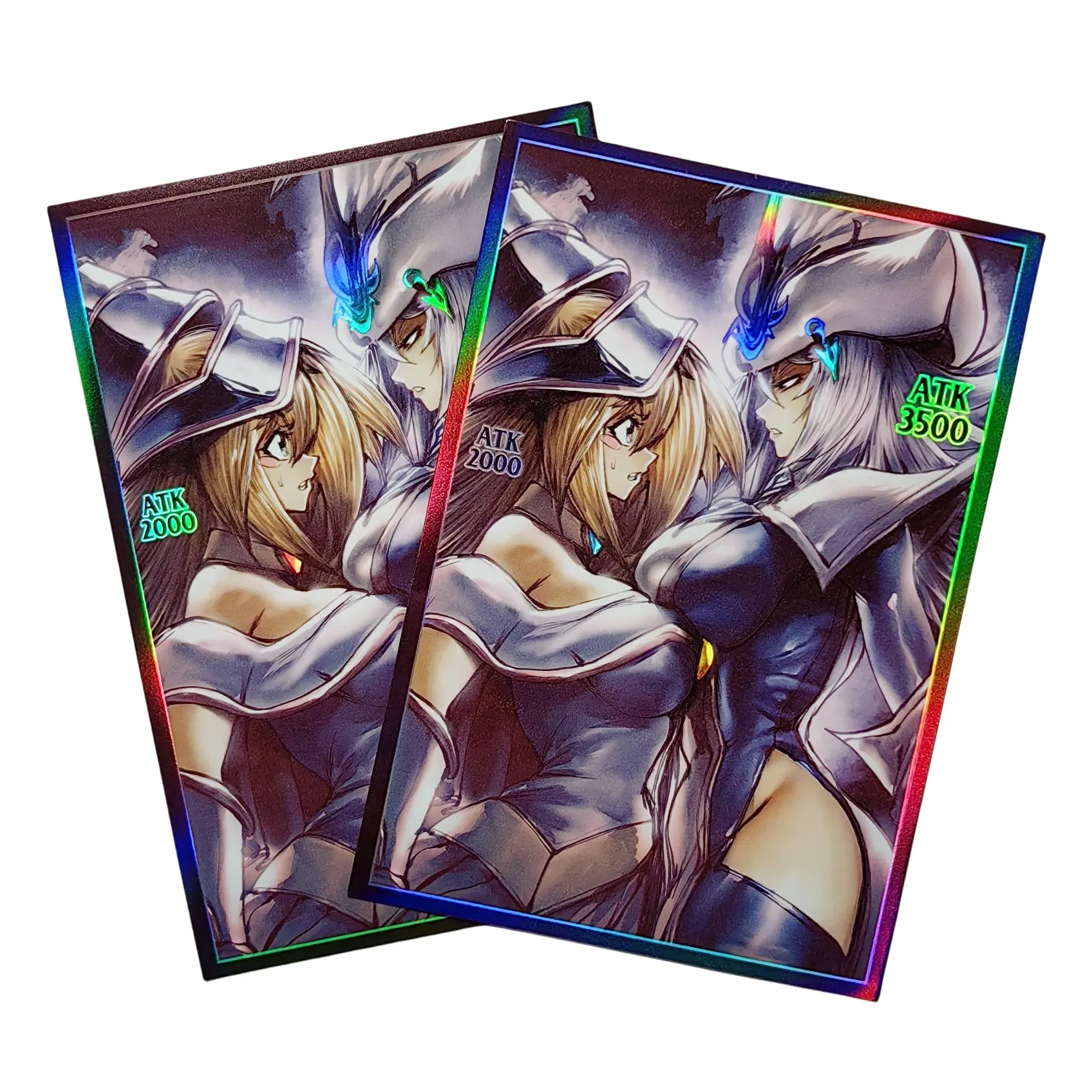 

50 шт./набор Yu-Gi-Oh! Чехол для карт Black Magician Girl VG Flash, защитный чехол для коллекционных карт аниме-игр, подарок, игрушка, 63x90 мм