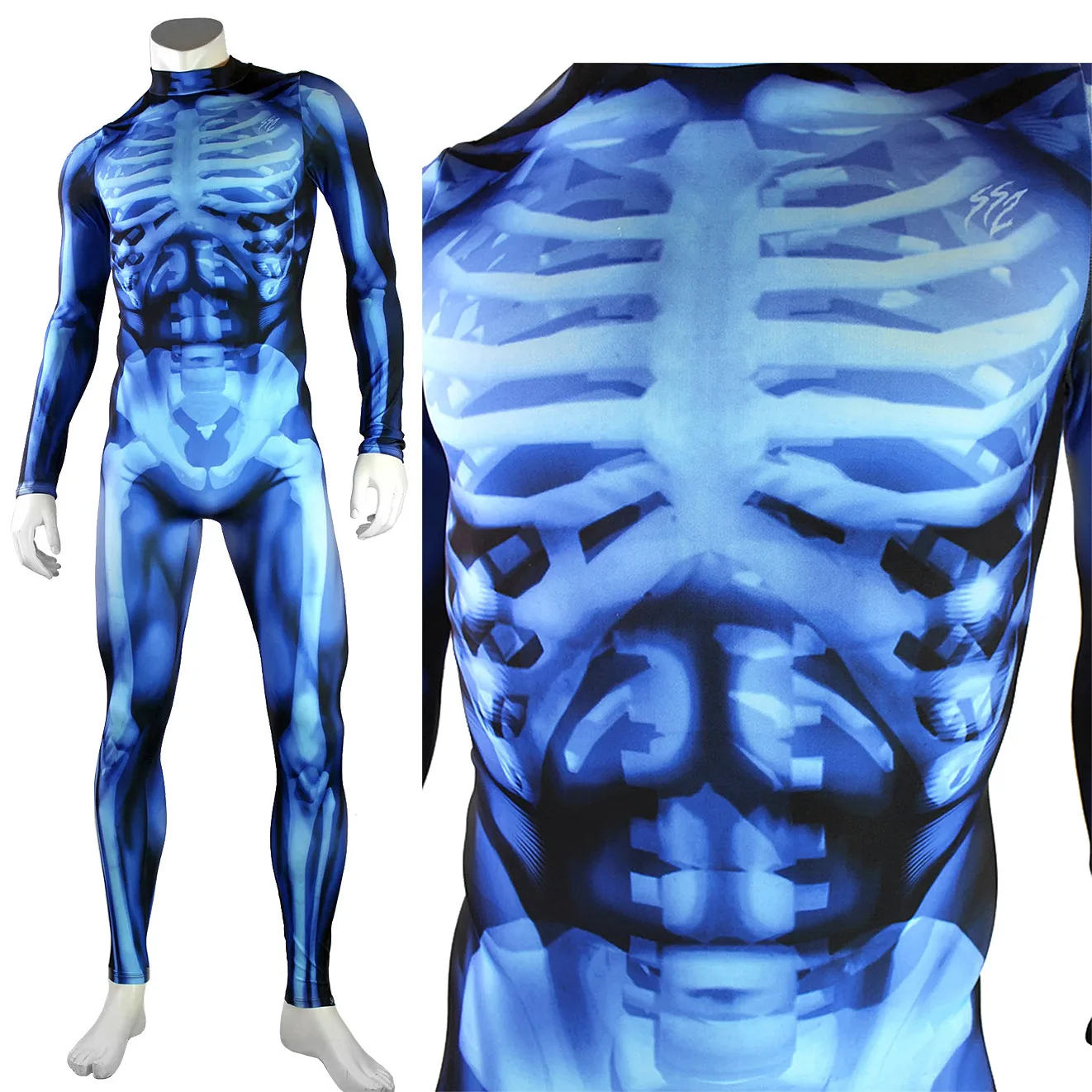 

Скелет Косплэй костюм супергероя скелета с 3D принтом спандекс зентай боди мужские наряды для мальчиков костюм на Хэллоуин для взрослых