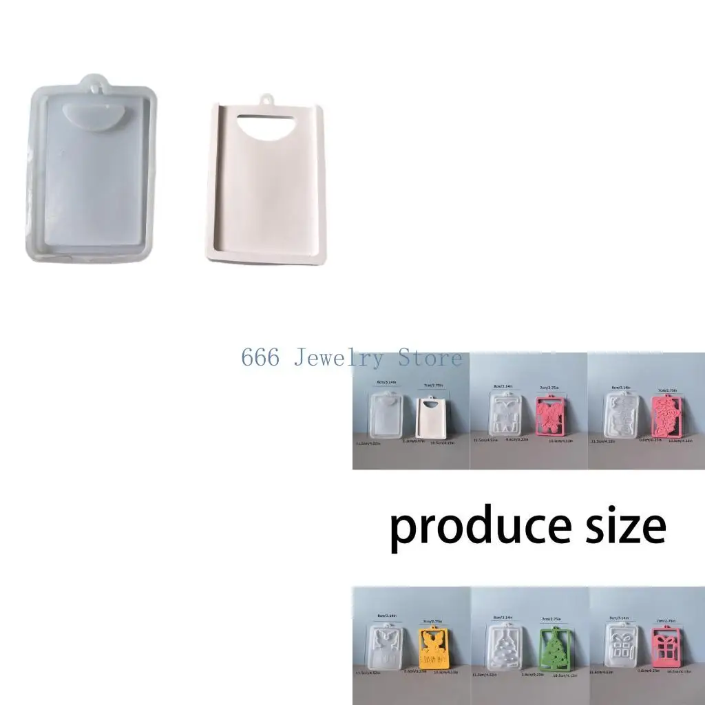 

F2TD Silicone Christmas Tree Ornament Mold For Resin Crafts And Holiday Baking Decorations Party Supplies Mould